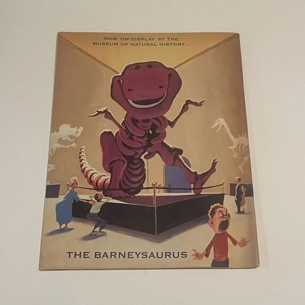 CRACKED MONSTER PARTY‎ # 21 MAGAZINE 1993 BARNEY GOES TO JURASSIC PARK